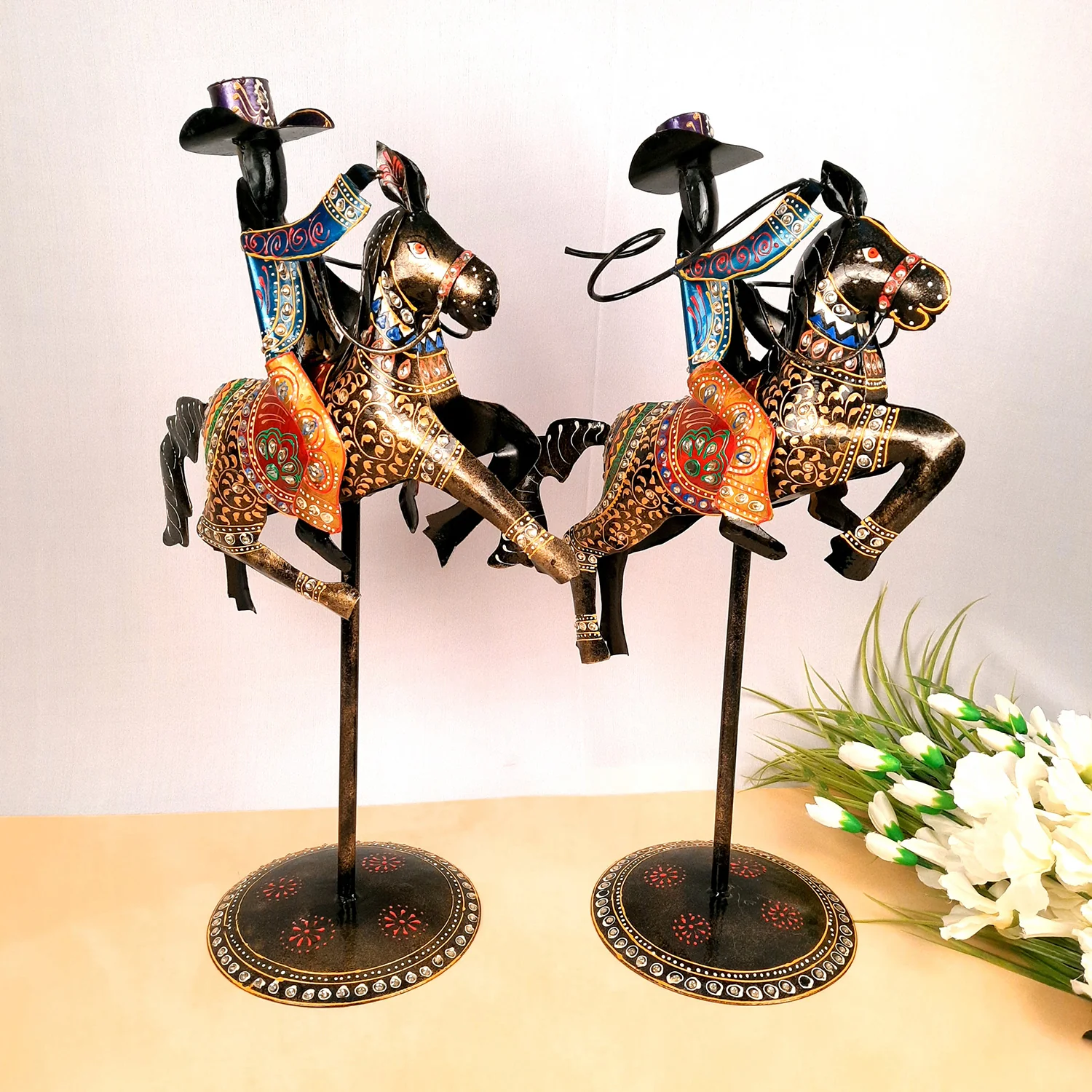 Showpiece_cowboy_design_set_of_2_Apkamart_4